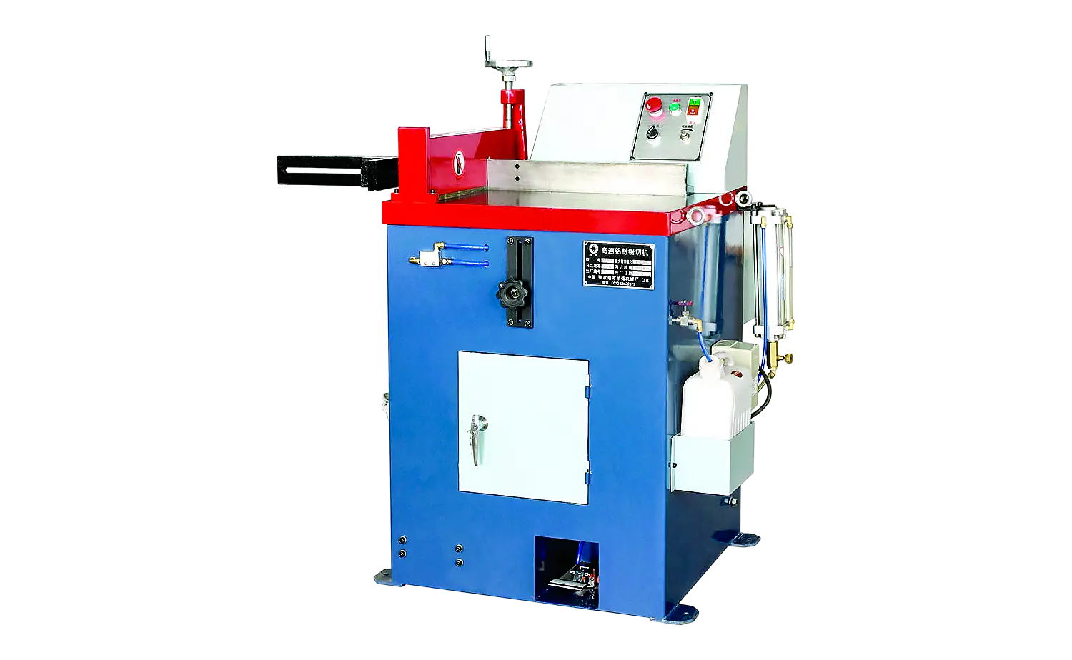 ES455 Semi-Automatic Aluminium Secans Machina cum Angulo Secans Function