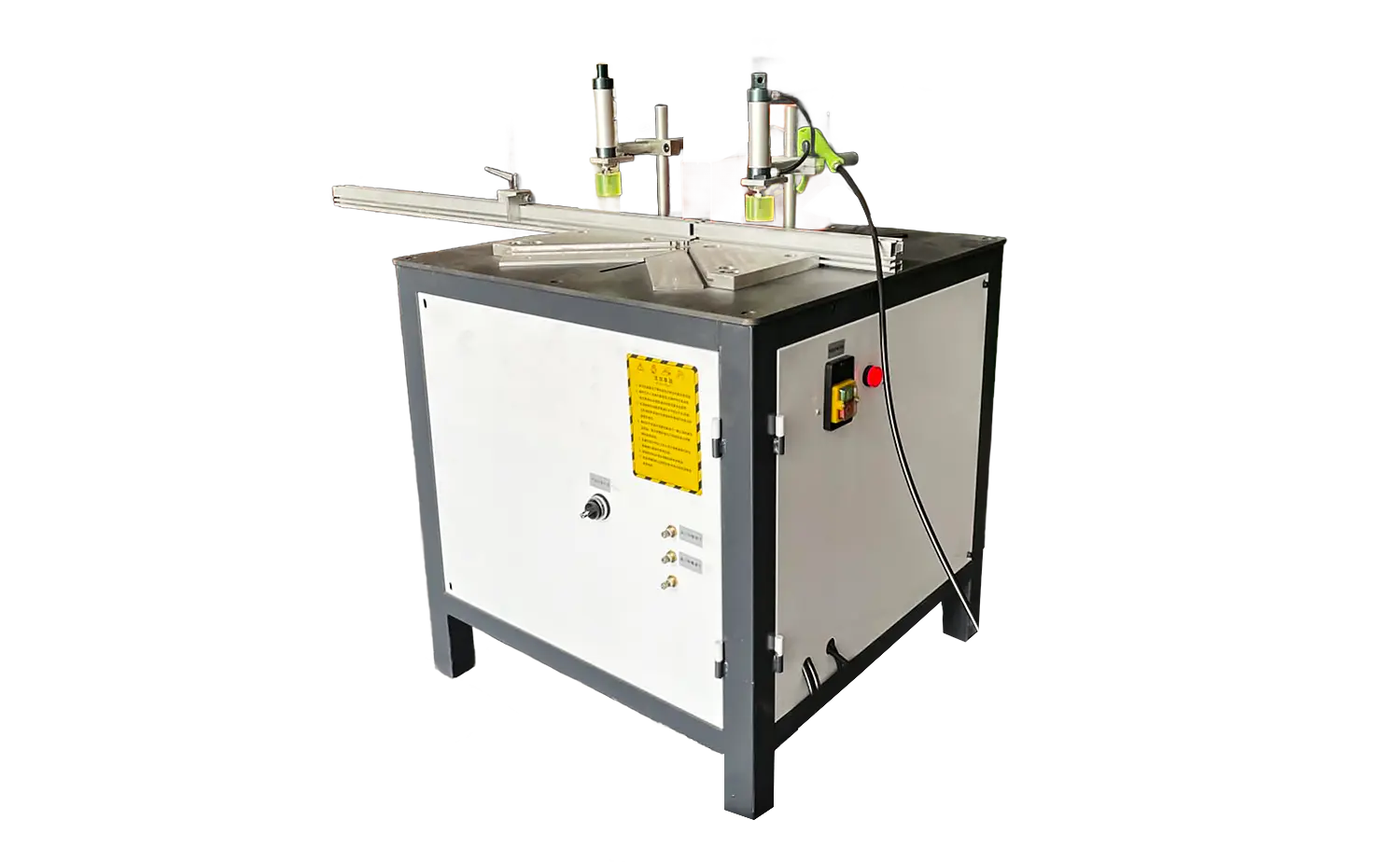 ES500 Semi-automatico Aluminium Tube Machina secans cum angulo Function