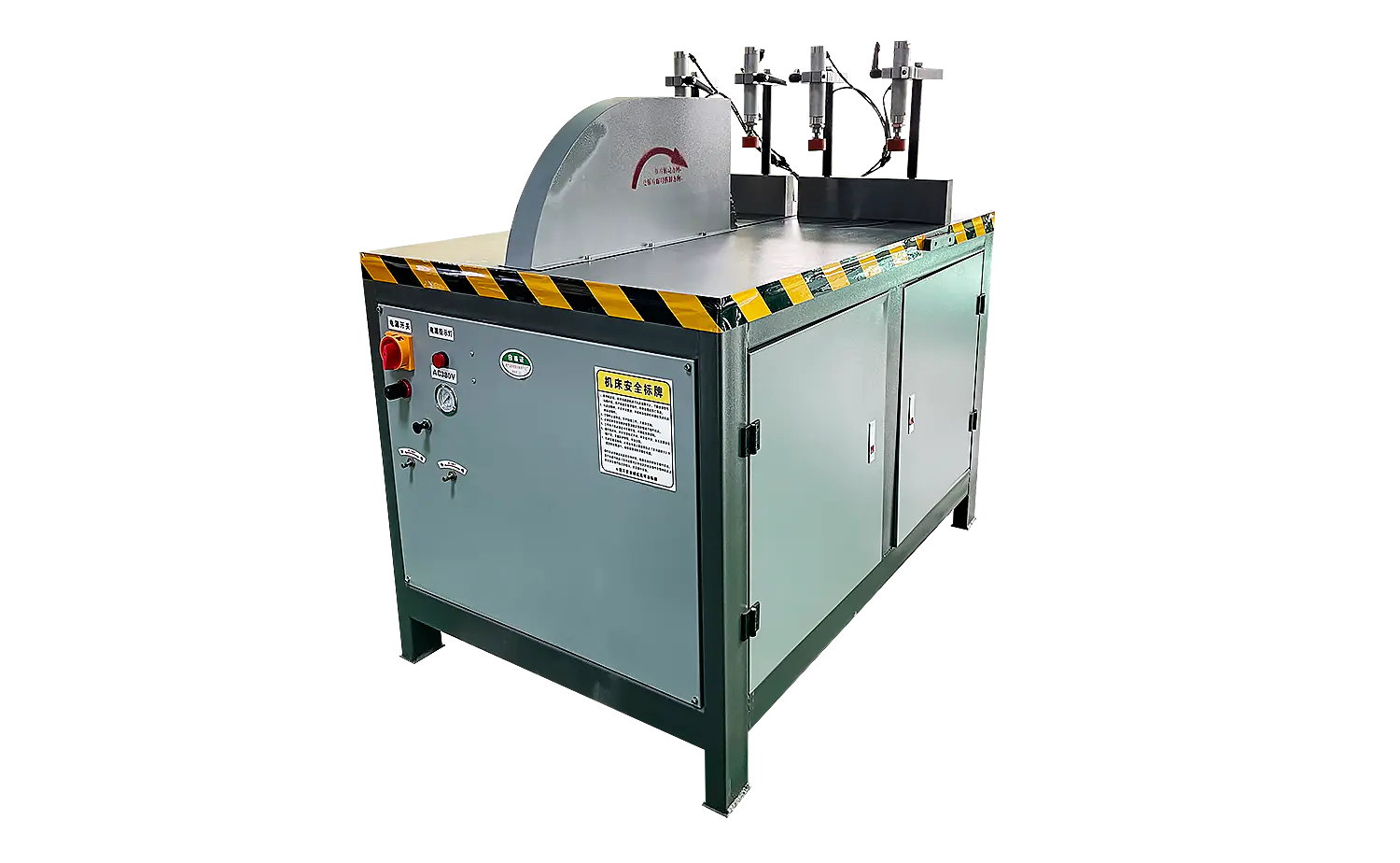 ES550 Semi-Automatic Aluminium Secans Machina pro magnis Profile et Tubulis