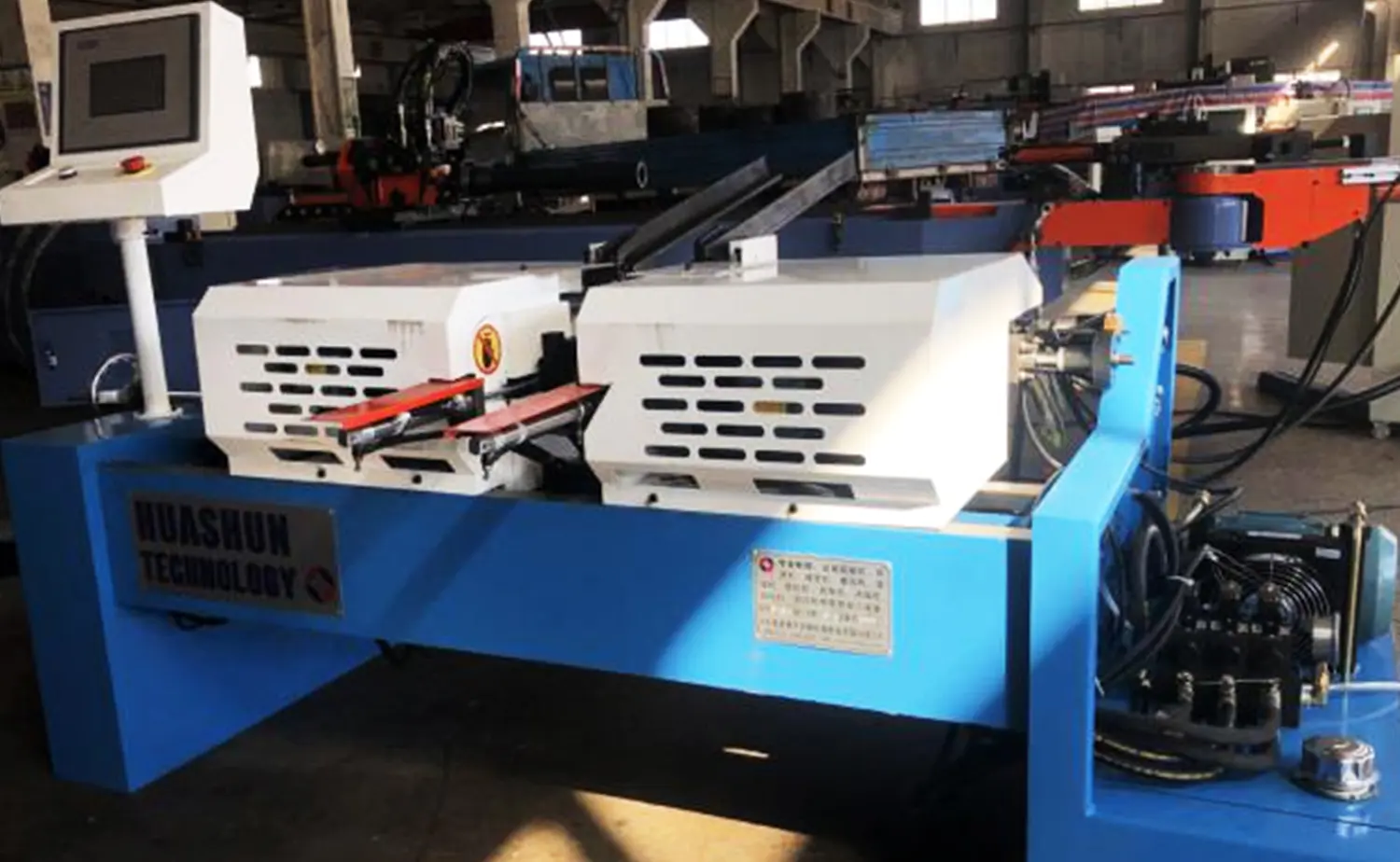 DEF PV Series Duplex Caput Hydraulic Tube Chamfering Machine