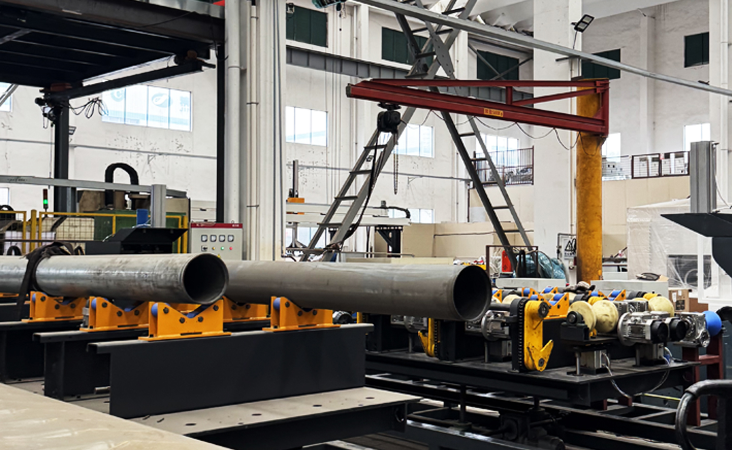Duplex Caput Automatic Pipe Threading Machina