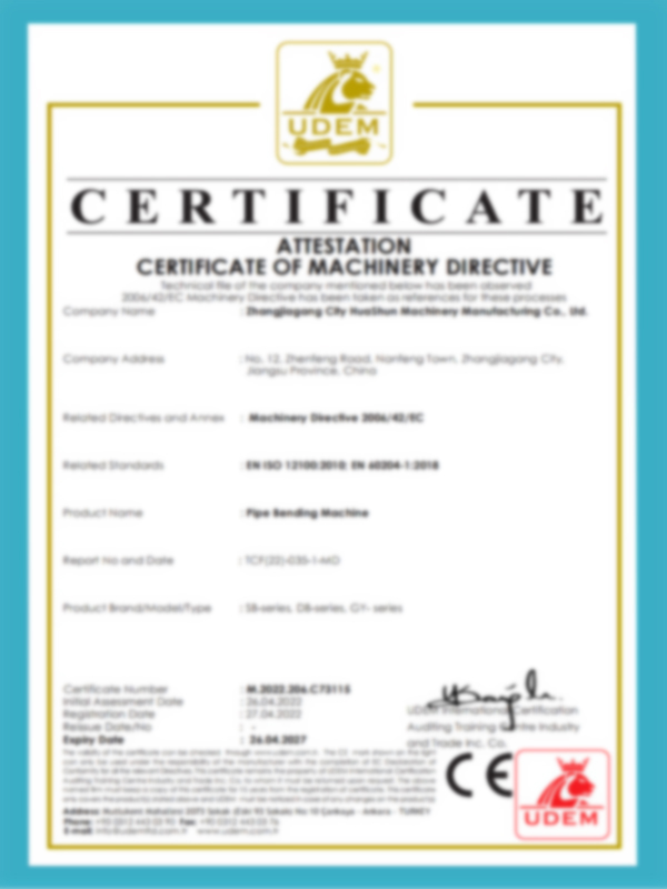 Certificatorium machinationis directivae